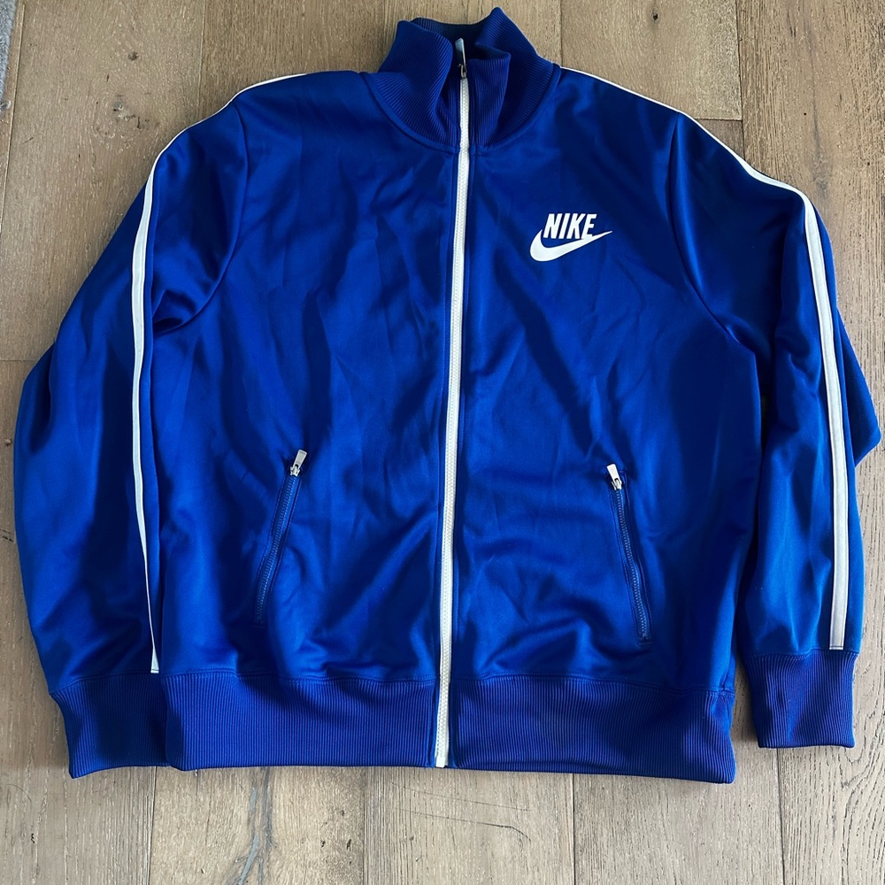 Nike Men's Royal Blue Zip-Up Jacket